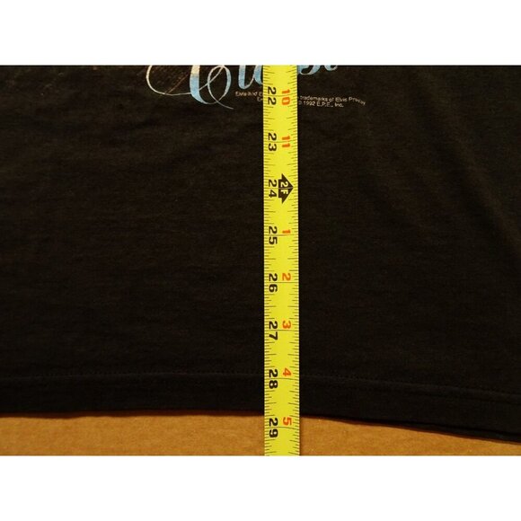 Elvis Presley 1990s Vintage T-Shirt L Large Motorcycle Black American Classic - Picture 6 of 8